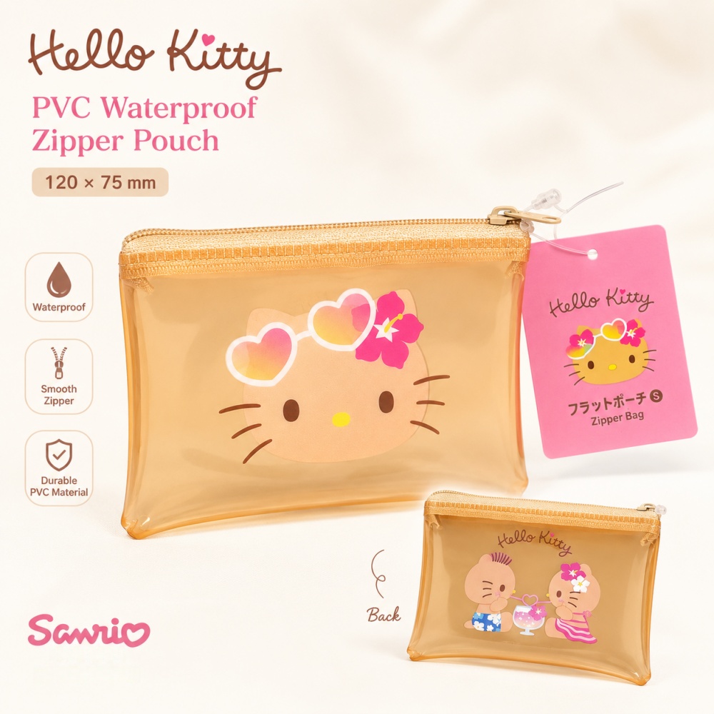Tan Stationery & Office Supply - Echte Sanrio Tanned Hello Kitty PVC