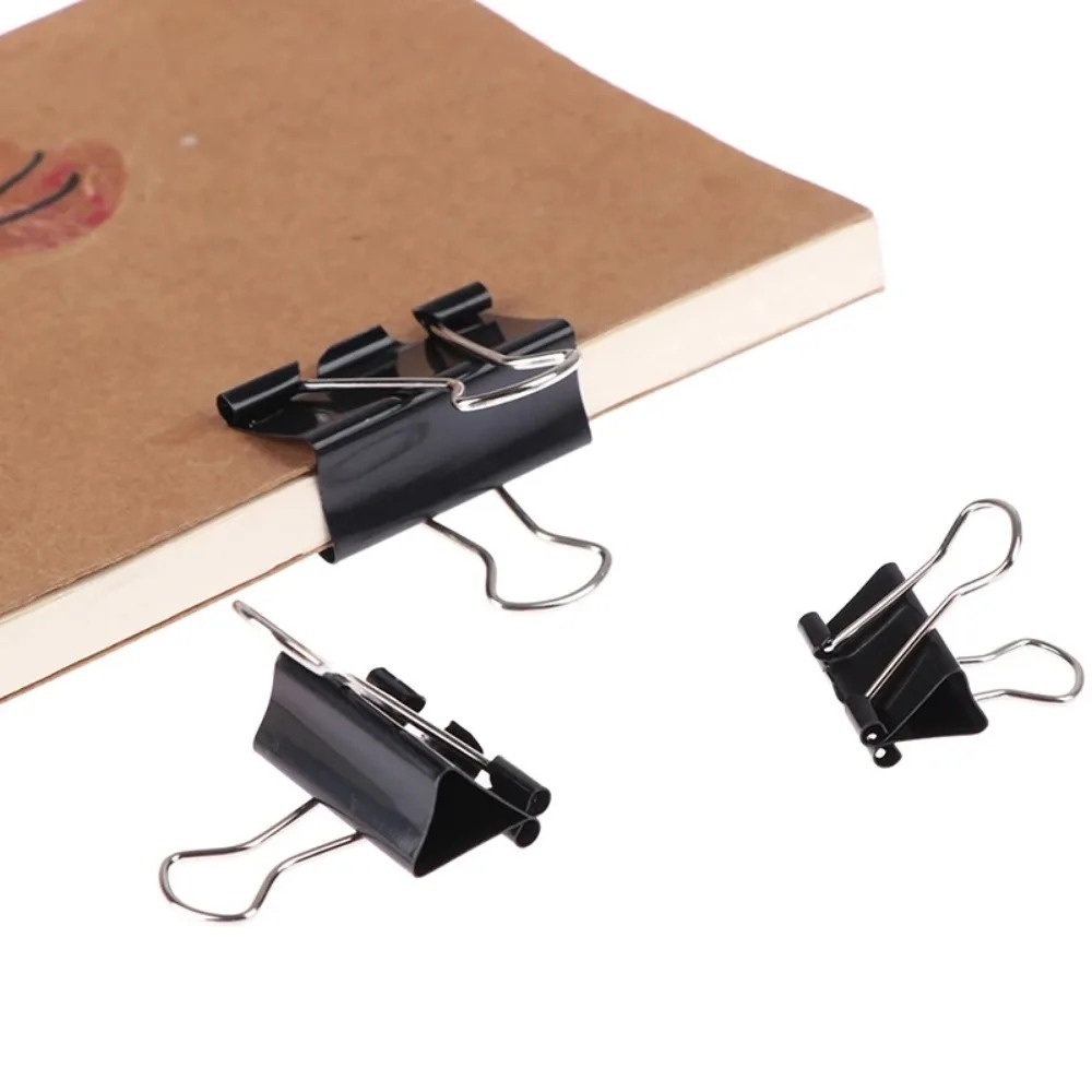 Binder Clip Assorted - 10 stuks metalen paperclips 19 25