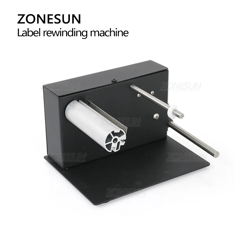 Sticker Label Roll - ZONESUN Automatische Etiketterugwikkelaar met Instelbare Snelheid,