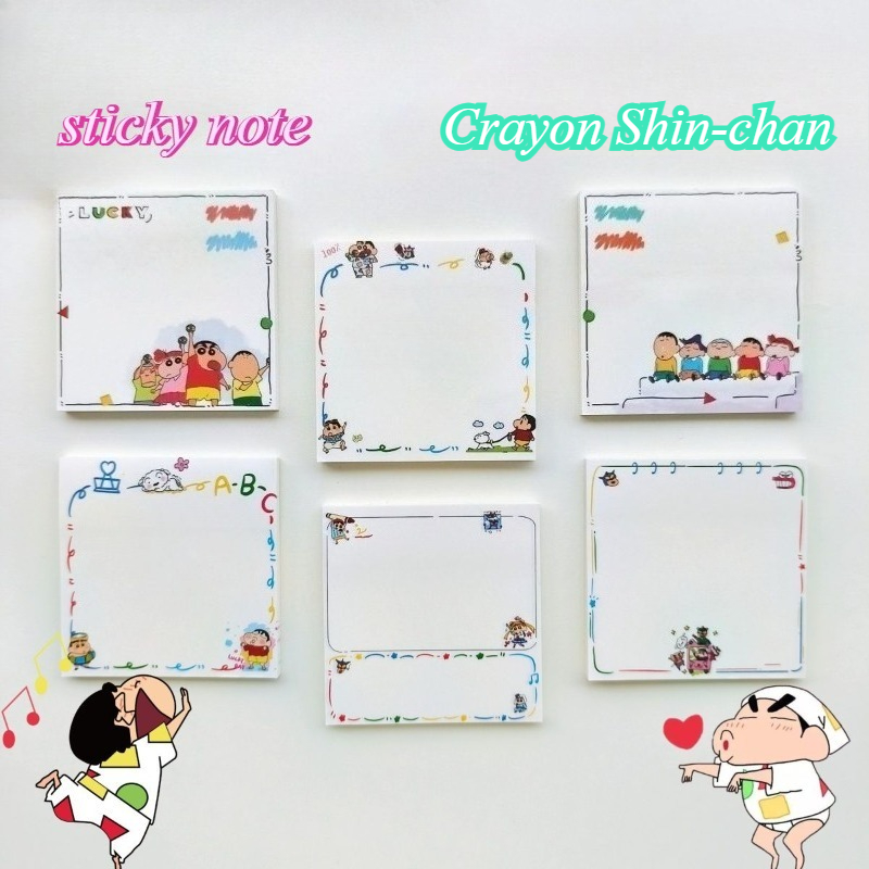 Stationery Supplier - Crayon Shin-chan cartoon schattige plaknotities Kawaii