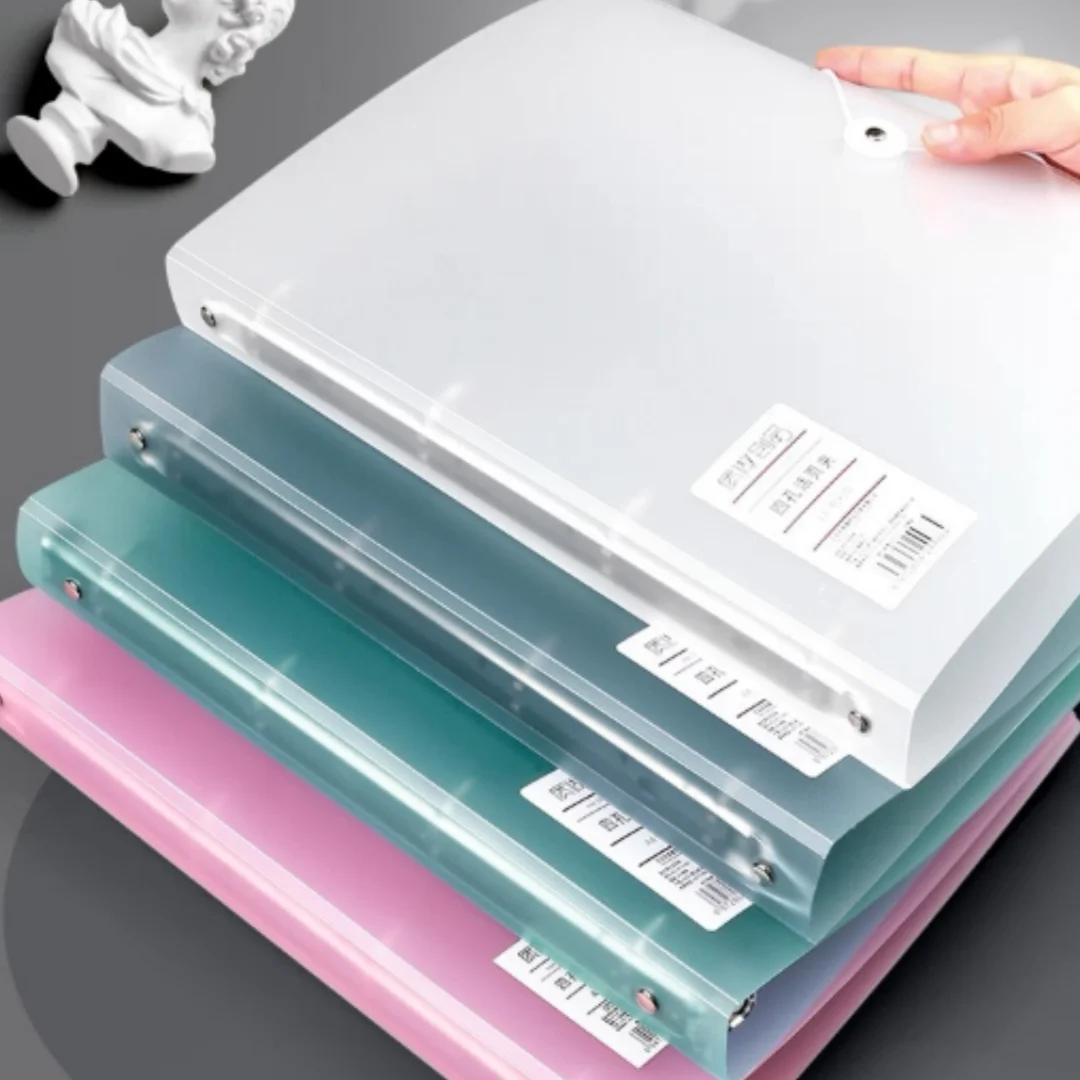 A4-map, D-vorm, 4-gaats ringma - Binder Clip Assorted recensie en prijs