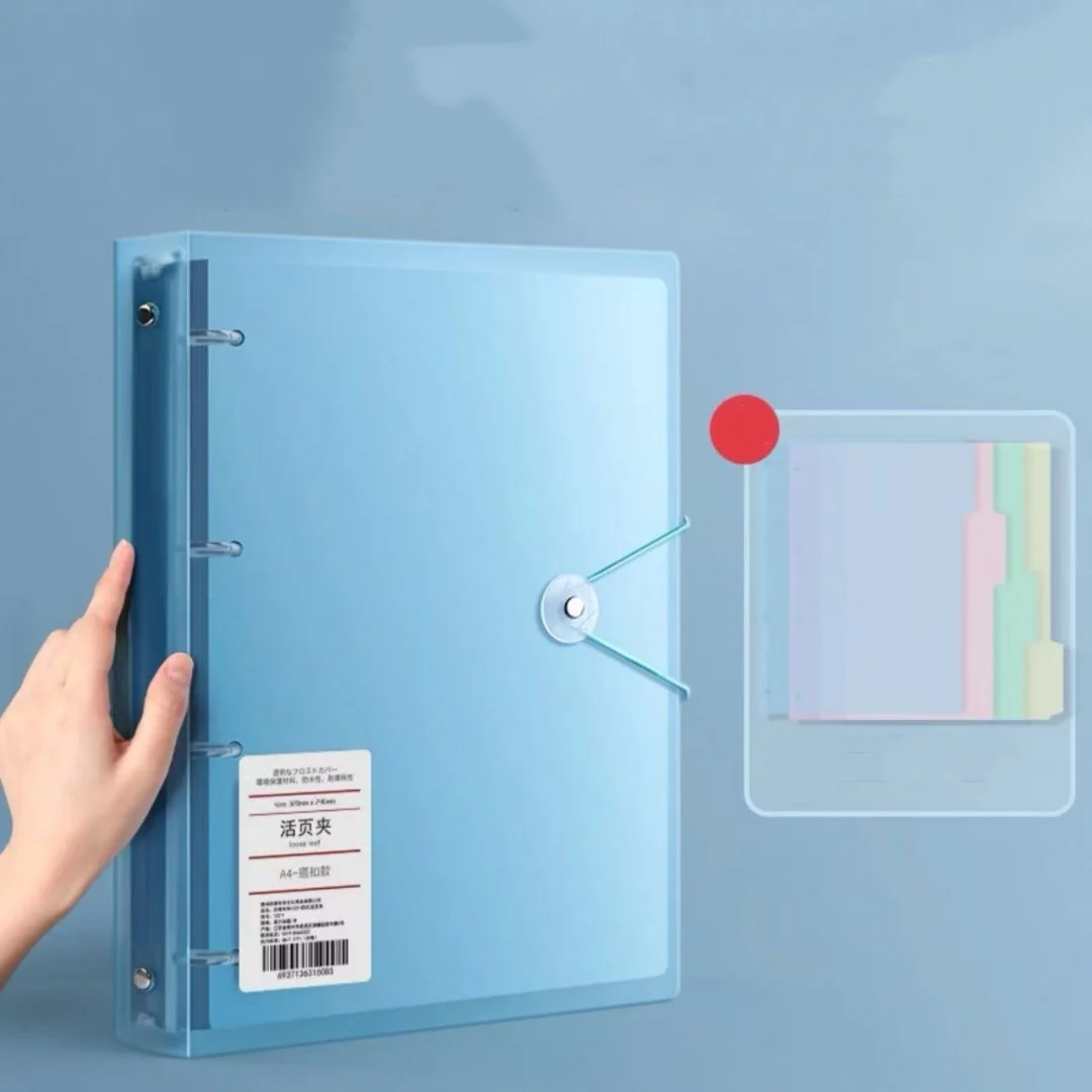 A4-map, D-vorm, 4-gaats ringma - Binder Clip Assorted recensie en prijs