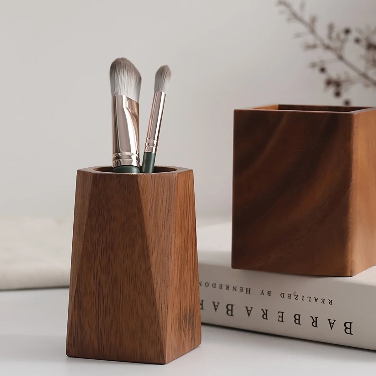 Houten pennenhouder, een kleur - Stationery Office Supply Store recensie en prijs