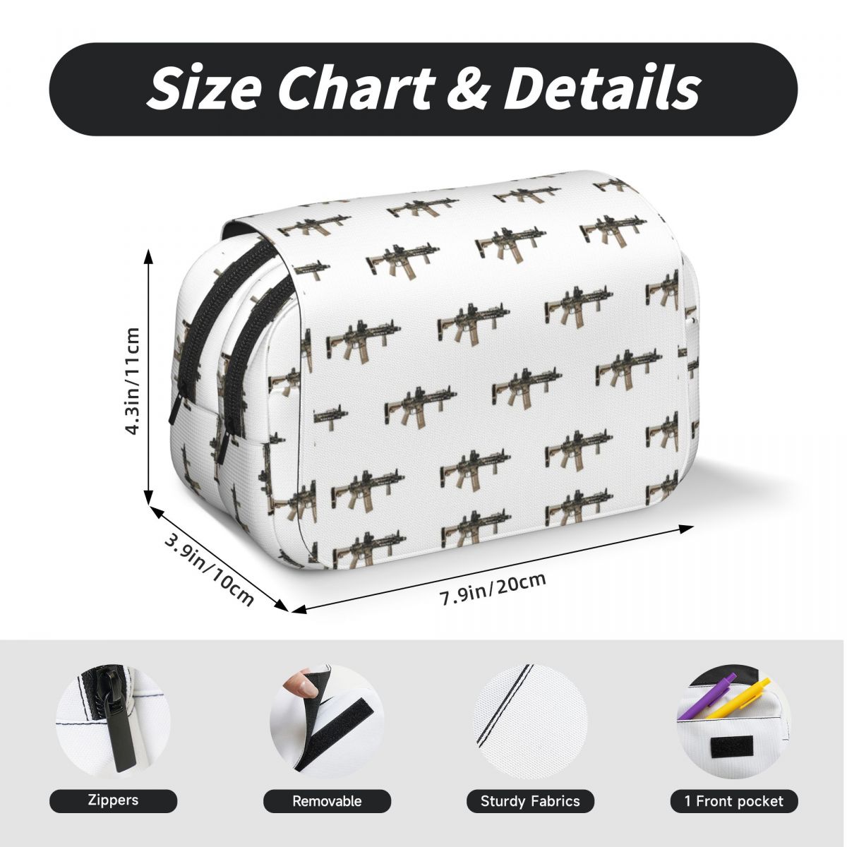 AR-15 Tan Camo Gun - Witte etu - Tan Stationery & Office Supply recensie en prijs