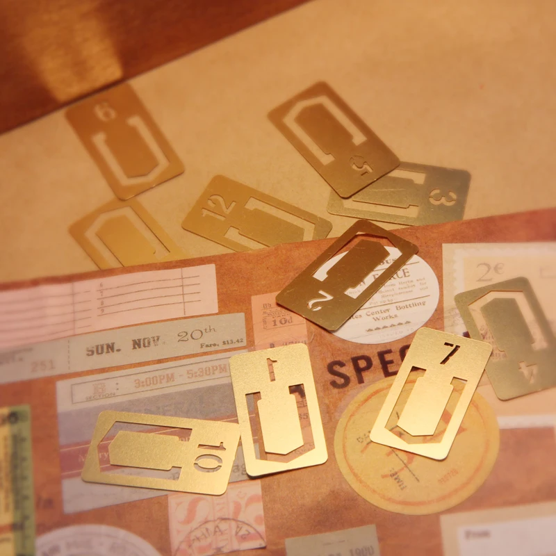 12 Stks/partij Vintage Koperen - Stationery Office Supply Store recensie en prijs