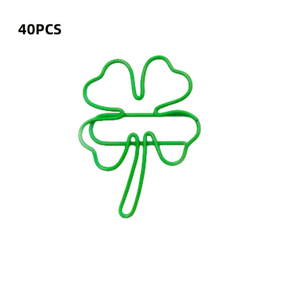 20/30/40 stuks groene klavertj - Binder Clip Assorted recensie en prijs
